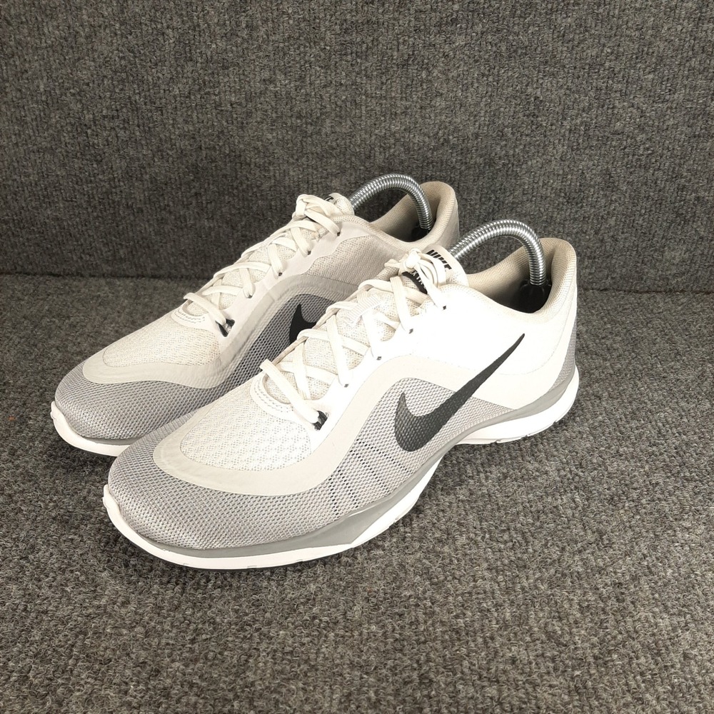 Nike Training Flex Trainer 6 831217-100 Size 10 White Womens Running Shoes
